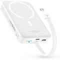 magsafe power bank pd 30w 10000mah powerbank magnetica con cavo usb-c integrato (carico/scarico) per