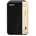 ts-264 nas tower intel celeron n5095 8 gb 0 tb qts nero oro (ts-264-8g)