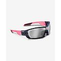 occhiali kask open rosa azzurro con lenti silver a specchio