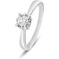 anello solitario diamazing oro bianco diamante collezione diamazing misura 52 oro bianco