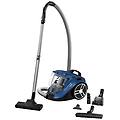 - compact power aspirapolvere a traino senza sacchetto potenza 750 watt colore nero / blu