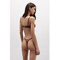 reggiseno a triangolo emma in seta donna naturale taglia 3b