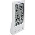 stazione meteo con display touch bianco e nero previsioni del tempo dual alarm fasi lunari bianco