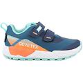 sneakers gore-tex da bambino blu e verde con strap taglia 24