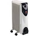 radiatore a olio fm calefacci&oacute;n rw-15 1500w 7 elementi con termostato di sicurezza