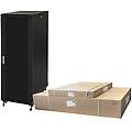 LINK lk1932u66nfp armadio rack 19'' per reti 32u (a)1610 (l)600 (p)600 colore nero disassemblato