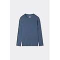 maglia a manica lunga in modal cashmere uomo blu taglia xxl