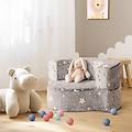 sedia 2 in 1 per bambini divano luminoso al buio con copertura rimovibile e lavabile poltrona in