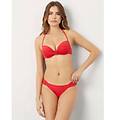 slip del costume rosso classico in microfibra essentials / rosso / 3 rosso