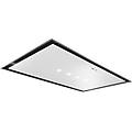 cappa aspirante iq500 lr97cbs20 integrata a soffitto 90 cm nero e bianco
