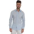 camicia casual celeste