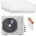 condizionatore ezcool quadri split 12000+12000+12000+12000 btu inverter a++ unità esterna 10.