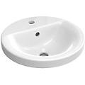 lavabo da appoggio rettangolare in ceramica l 38 x h 16. 5 x p 38 cm bianco
