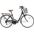 bicicletta da città. city classic 28. unisex. momabikes. nero