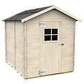 gaeta 178x218 casetta da giardino in legno con finestra frontale gaeta 178x218x205 cm