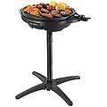 altri barbecue elettrico con piedistallo 2400 w nero