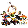 lego 60295 stunt show arena motor circuit e trucks set