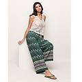 pantalone lungo da donna stile etnico yamira / stampato / m/l stampato