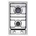 - piano cottura a gas i 23 d 2 fuochi 28 8cm-inox