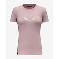 t-shirt solidlogo dri-release manica corta rosa chiaro donna 32
