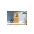 credenza in legno di quercia selvatica 73x40x142 oliato naturale kent #106