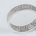 orecchini a cerchio toujours oro bianco collezione toujours oro bianco