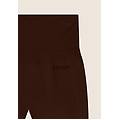 leggings seamless 7/8 con vita alta e inserti in costina demitasse donna medium/large