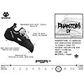 phantom lv scarpe arrampicata unisex white/black 45 us