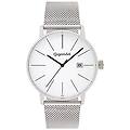 - orologio uomo quarzo minimalism analogico bracciale acciaio milanese argento g42-005