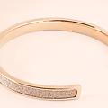 bangle aura acciaio rosa collezione aura rosa