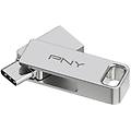 chiavetta usb duo link 256 gb usb type-a / type-c 3. 2 gen 1 200 mb/s acciaio inox