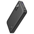 10000mah two-way powerbank ricarica rapida nero