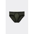 slip uomo in cotone superior con logo uomo verde taglia 6