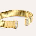 bangle radiance acciaio dorato cristallo collezione radiance giallo