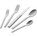 minimale (polished) 60-pz. set di posate da degustazione argento