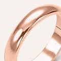 fede mantovana 4 mm oro rosa collezione fede tradizionale 375/1000 oro rosa