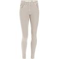 pantaloni push up wr. up skinny in tessuto navetta tinto in capo crystal gray donna extra small