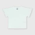 t-shirt in jersey da bambina bianco taglia 6