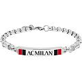 bracciale uomo gioielli milan b-mb002uar
