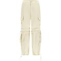 pantaloni cargo con doppie tasche e coulisse intermedia