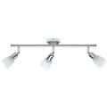 brilliant faretto decorativo senza fonte luminosa sofia barra 3 cromo in acciaio e14 40w 3 luci