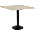 tavolo solona quadrato 80x80x73. 9 cm (lxlxh) piano tavolo faggio struttura nero quadrata