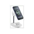CELLULARLINE caricatore wireless mag duo qi2. 2 25w da 25w bianco