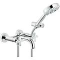 miscelatore esterno per vasca con doccino serie lira lr116210cr cromato ottone