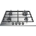 Indesit Hp642w Ix Piano Cottura A Gas 4 Fuochi