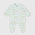 tutina in interlock da unisex bianco taglia 1m