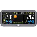 stazione meteo me 3p20 rc grigio termometro barometro igrometro lcd 16cm