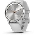 smartwatch ibrido vívomove trend con lunetta in acciaio inossidabile argento e cinturino in