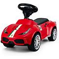 488 gte rosso auto pedonale per bambini con sedile in pelle