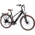 e- voke 28 bici trekking-a pedalata assistita-in alluminio-ammortizzata f. lli